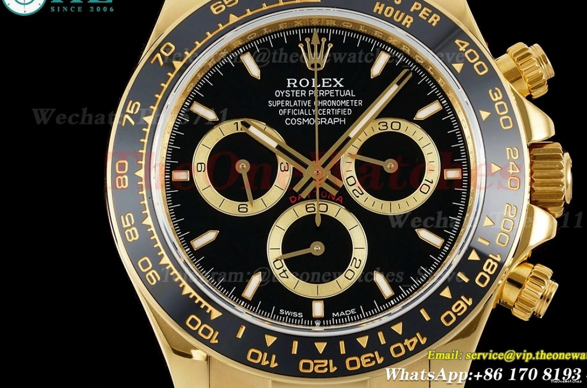 40mm 126518 Weight) QF Daytona Black (Gain YG RU SH4131 Dial 0325